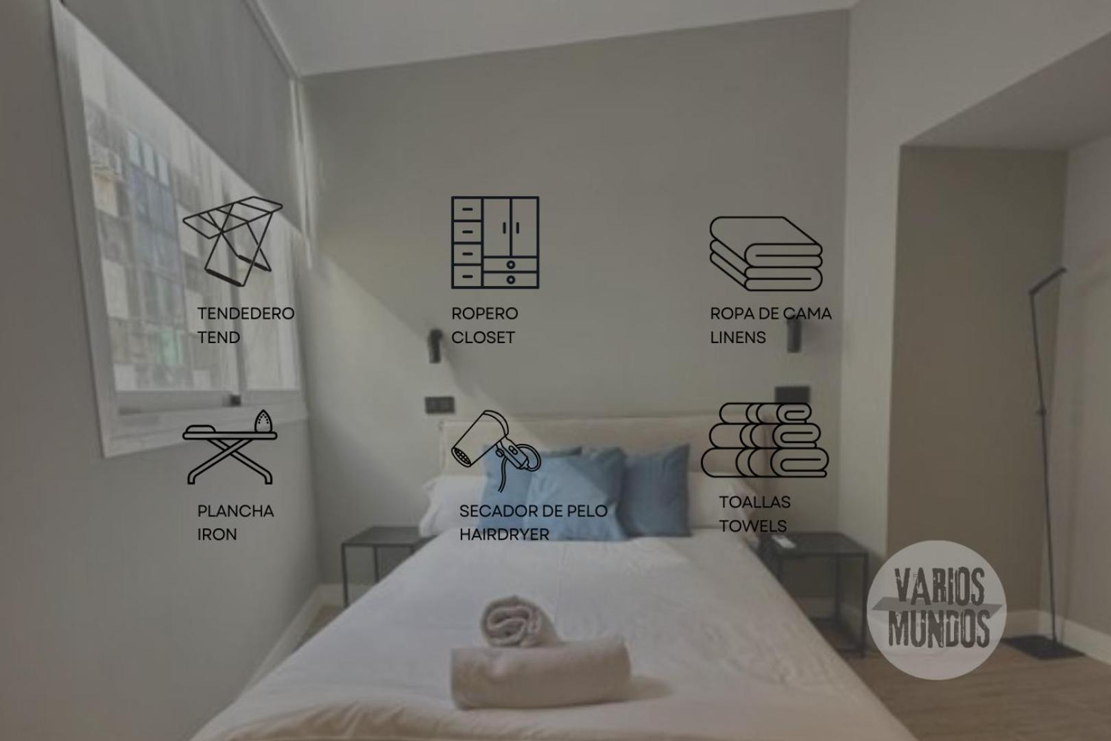 Central Apt De 2Hab Para 5Pax En Calle Silva E2 Мадрид Экстерьер фото